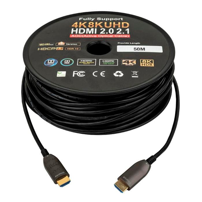 HDMI Fibre cable 50 meter HDMI 2.0 AOC 4K FV4650